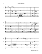 Morning Has Broken String Quartet scores gallery preview page 5