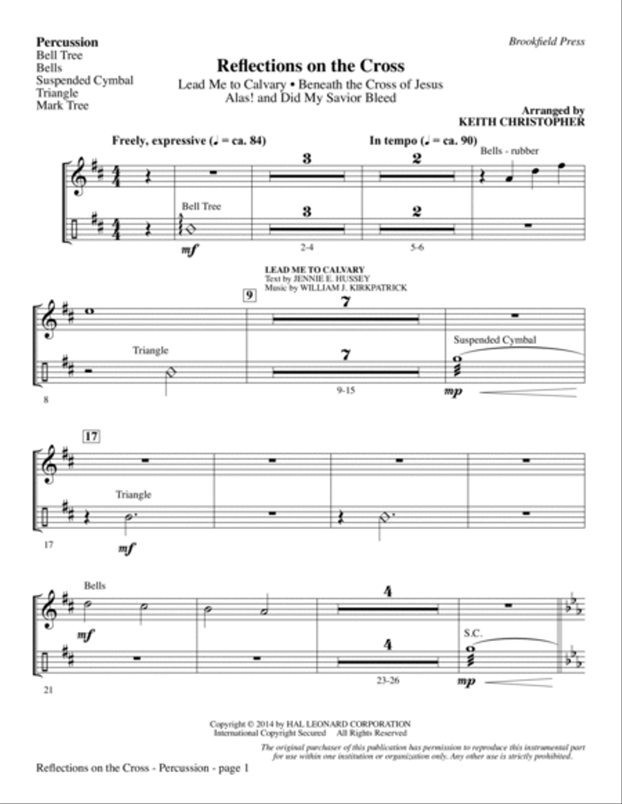 An Easter Celebration - Percussion Choir scores gallery preview page 6