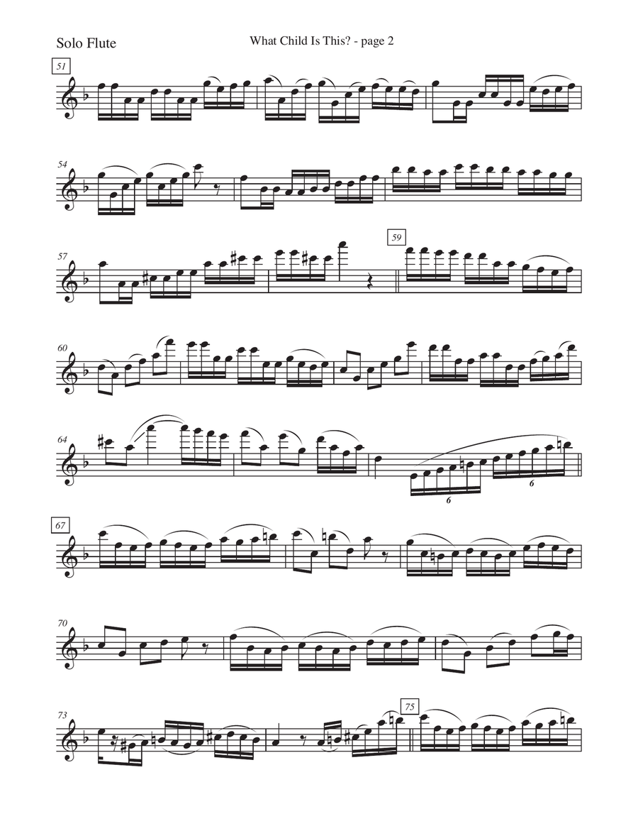 What Child Is This This? What Child Is This This? Flute scores gallery preview page 2