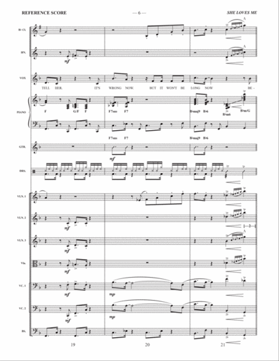 She Loves Me Full Orchestra scores gallery preview page 6