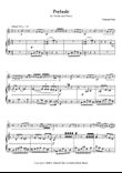 Prelude for Violin and Piano (Op. 3) – Score