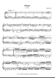 Allegro for Piano (Op. 4)