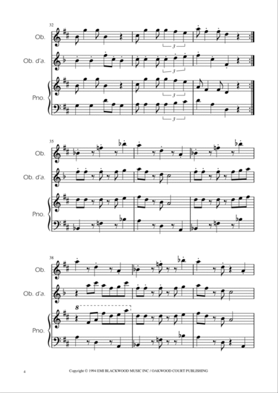 Super Mario Bros Theme Woodwind Duet scores gallery preview page 4