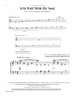 It Is Well With My Soul - 2-3 Octaves (Digital Version)