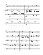 Prelude and Fugue I from The Well Tempered Clavier, Book 1 (arranged for woodwind quintet) Woodwind Quintet scores gallery preview page 3