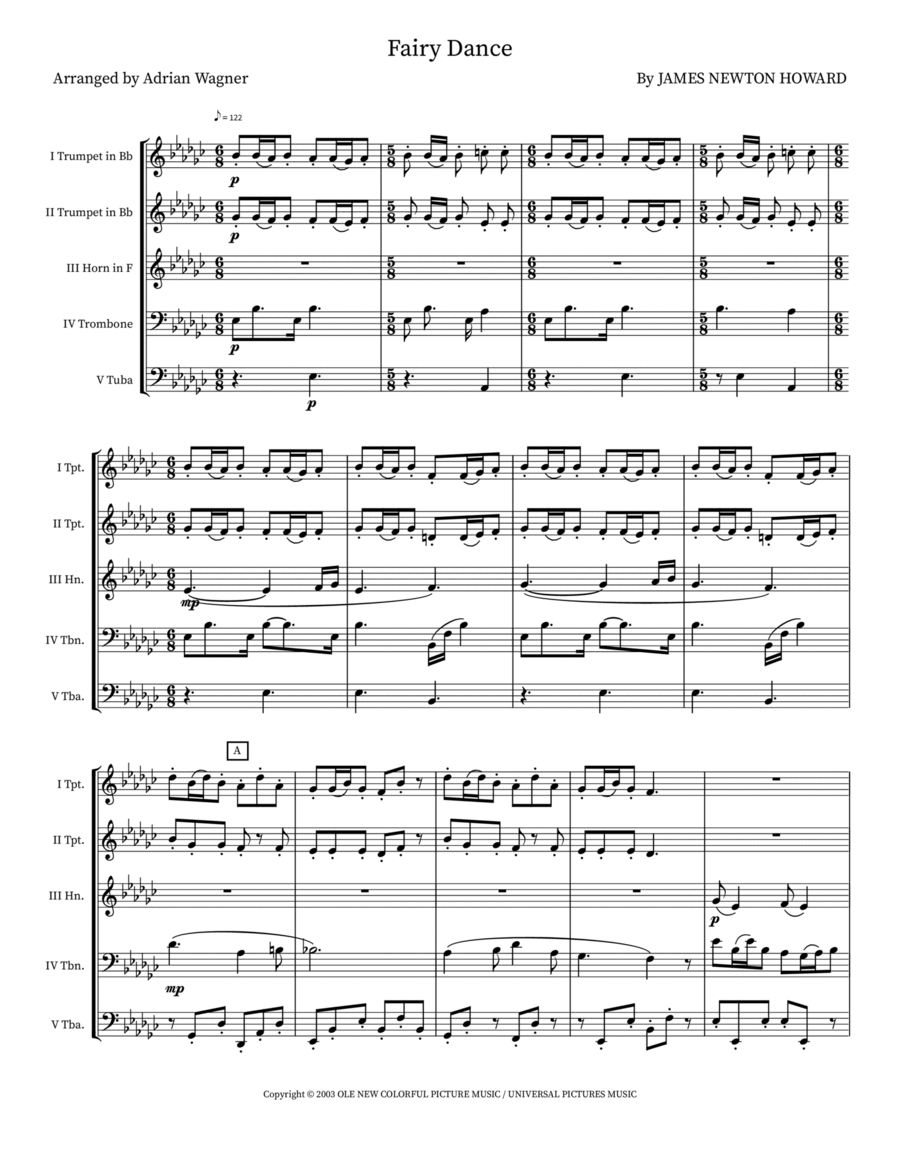 Fairy Dance School and Community scores gallery preview page 1