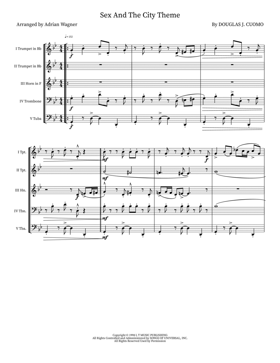 Sex And The City Theme School and Community scores gallery preview page 1