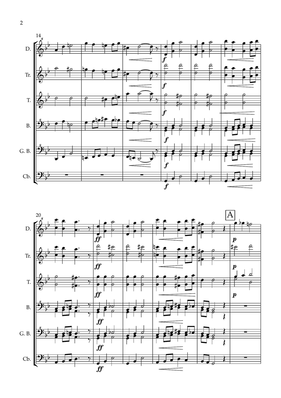 The death of Ase (Grieg) for recorder orchestra Soprano Recorder scores gallery preview page 4