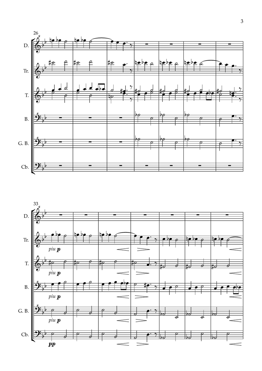 The death of Ase (Grieg) for recorder orchestra Soprano Recorder scores gallery preview page 5