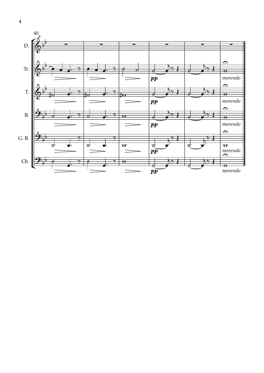 The death of Ase (Grieg) for recorder orchestra Soprano Recorder scores gallery preview page 6