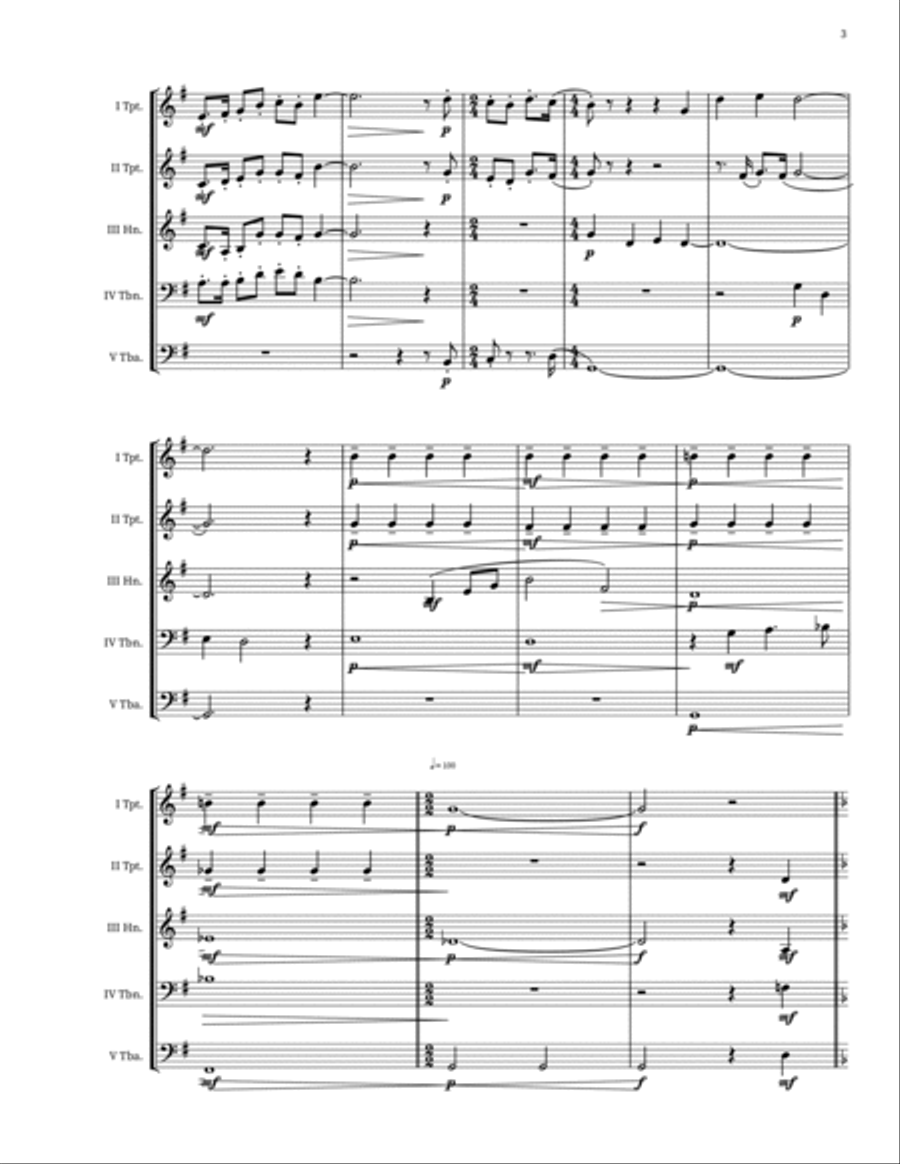 A Christmas Carol (Main Title) School and Community scores gallery preview page 3
