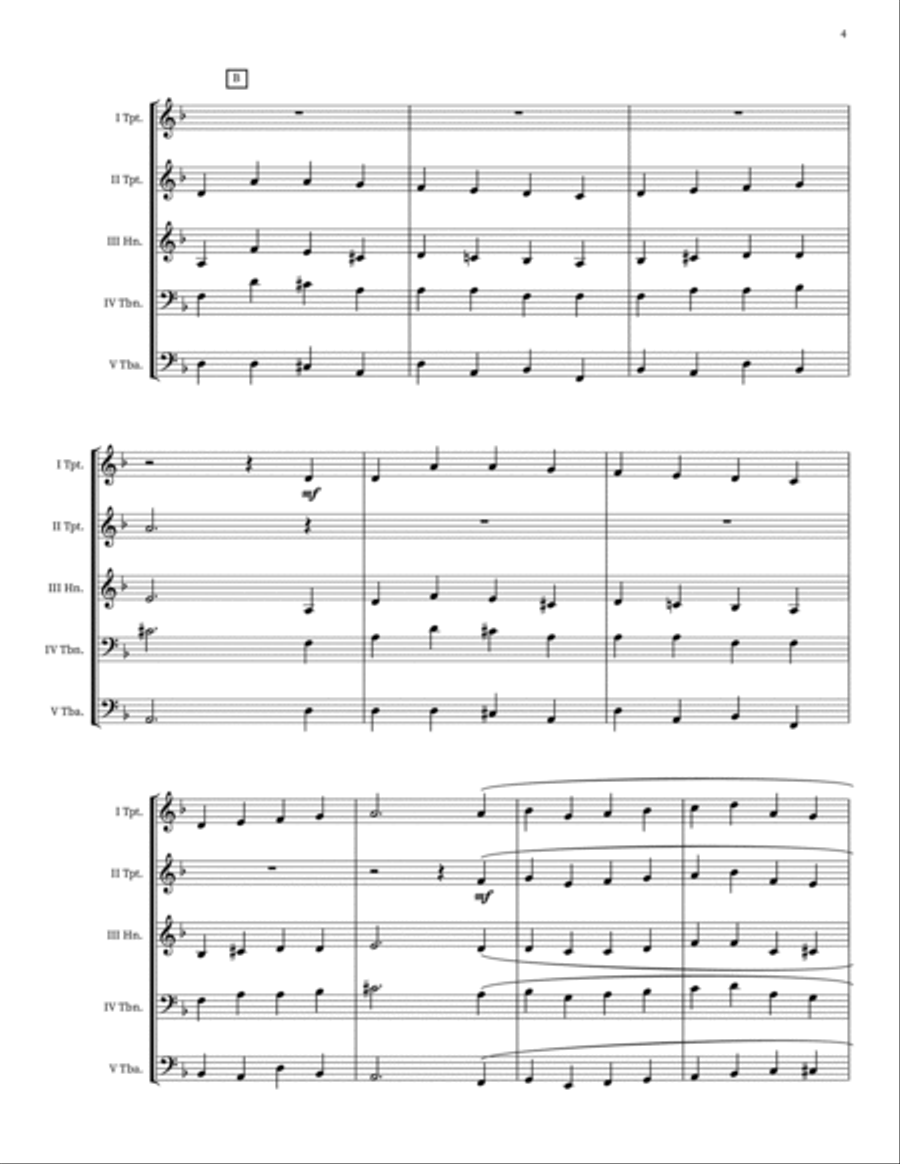 A Christmas Carol (Main Title) School and Community scores gallery preview page 4