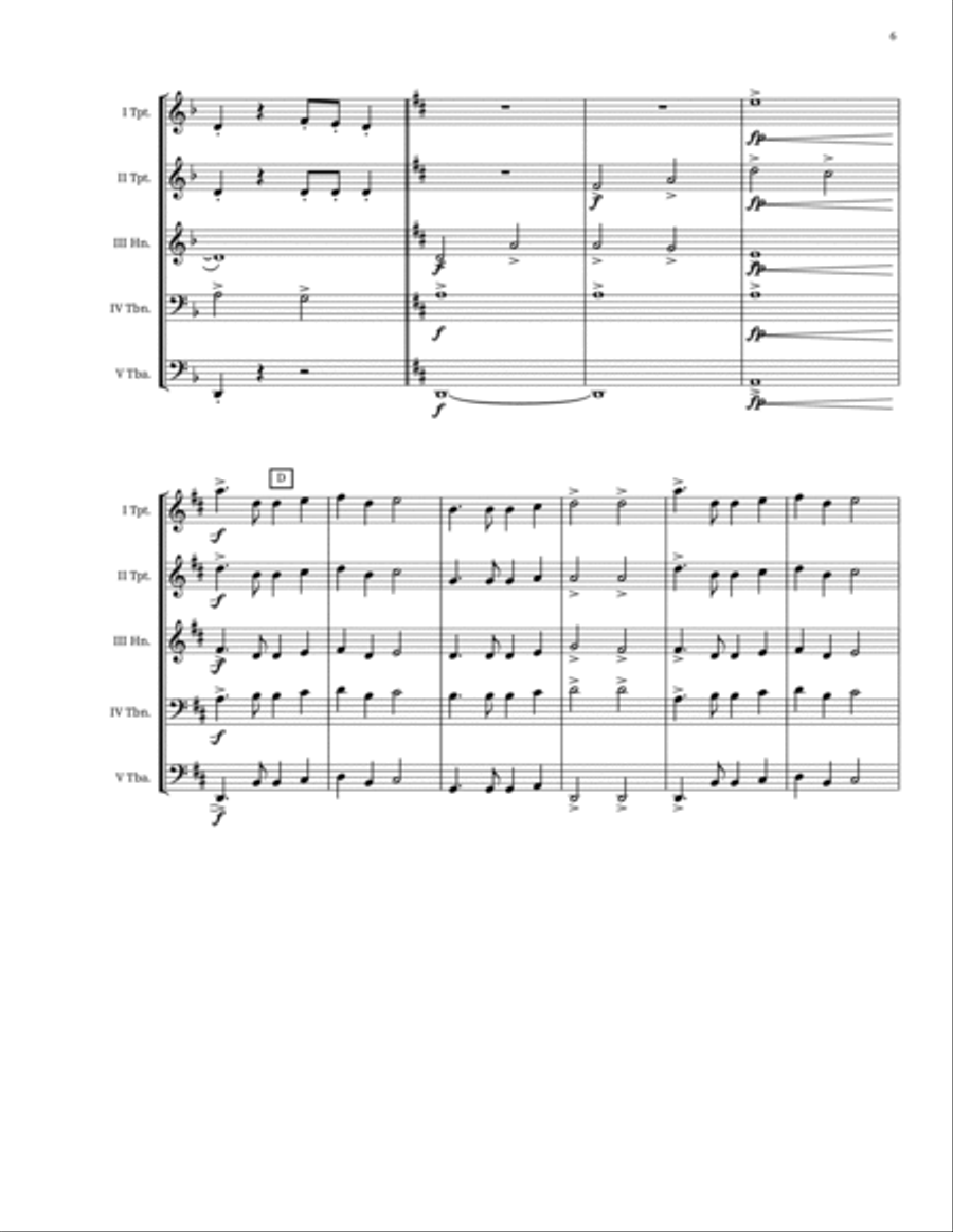 A Christmas Carol (Main Title) School and Community scores gallery preview page 6