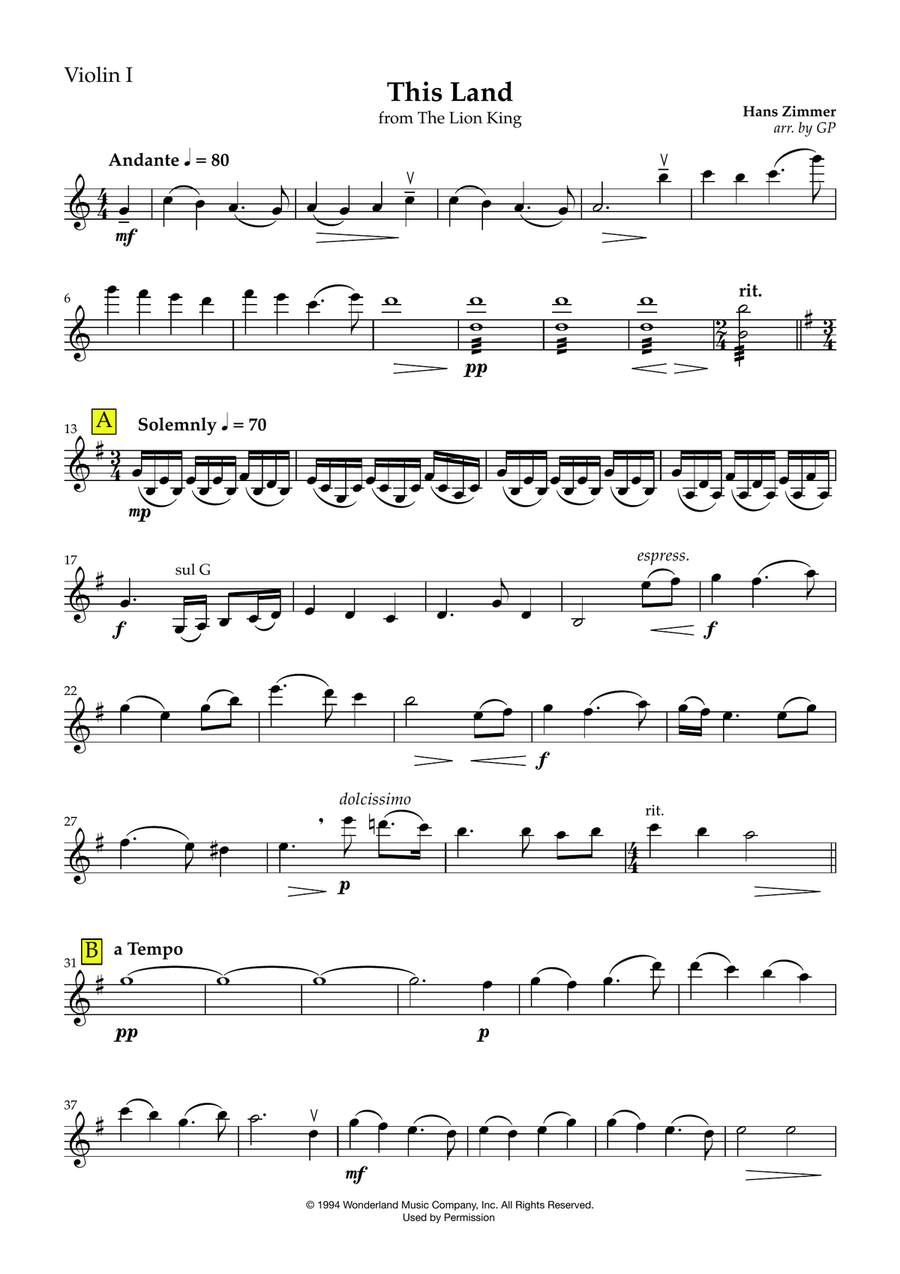 This Land String Quartet scores gallery preview page 2