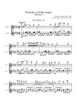 Prelude in D-flat major Op. 28 No. 15 for 2 guitars