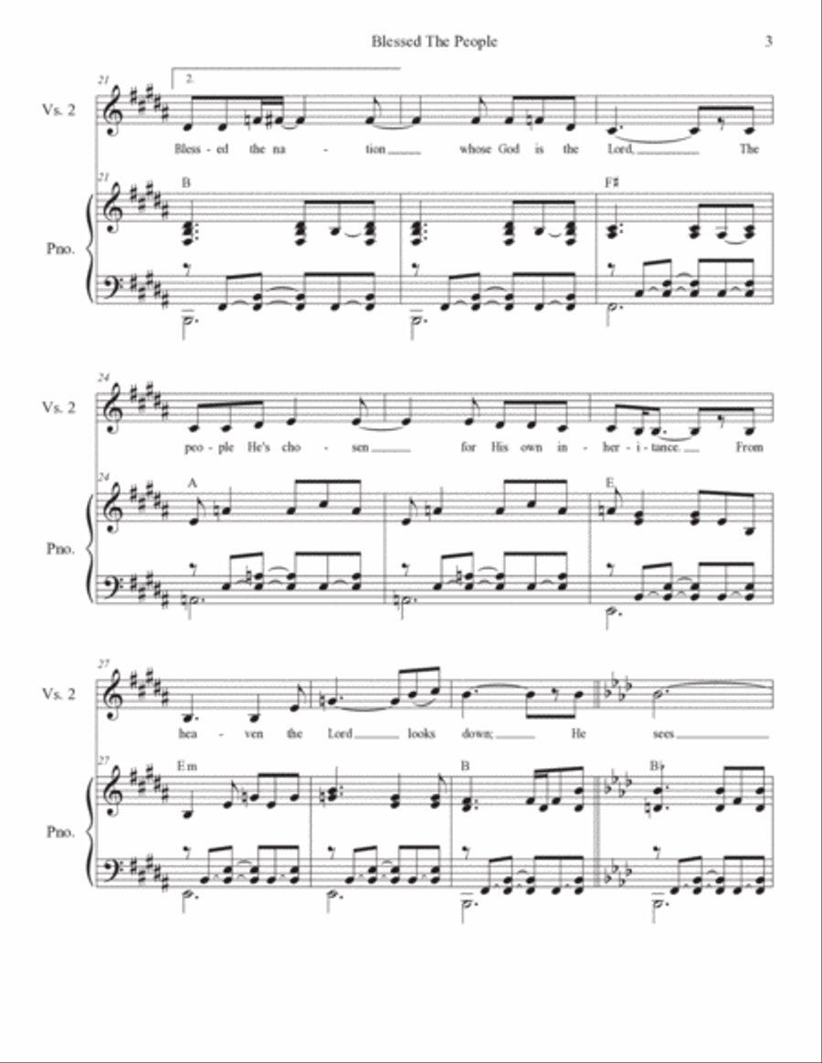 Psalms for Pentecost through Corpus Christi (Year B) (Vocal solo) Voice Solo scores gallery preview page 3