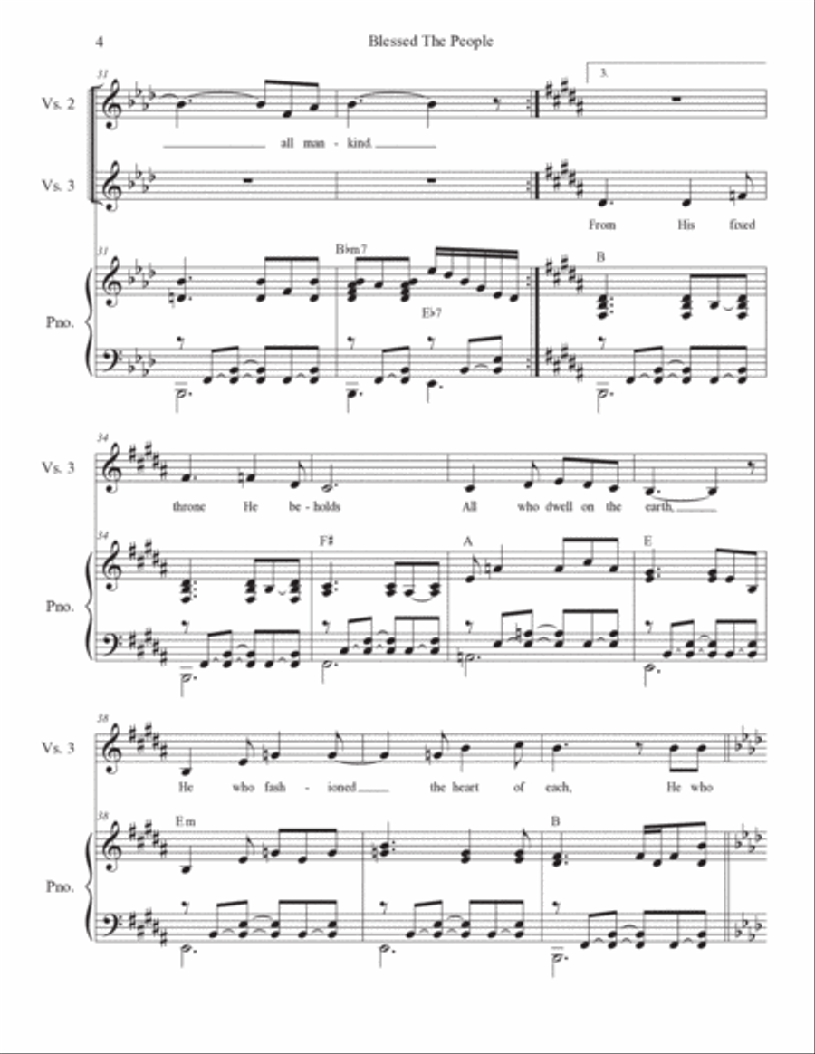 Psalms for Pentecost through Corpus Christi (Year B) (Vocal solo) Voice Solo scores gallery preview page 4