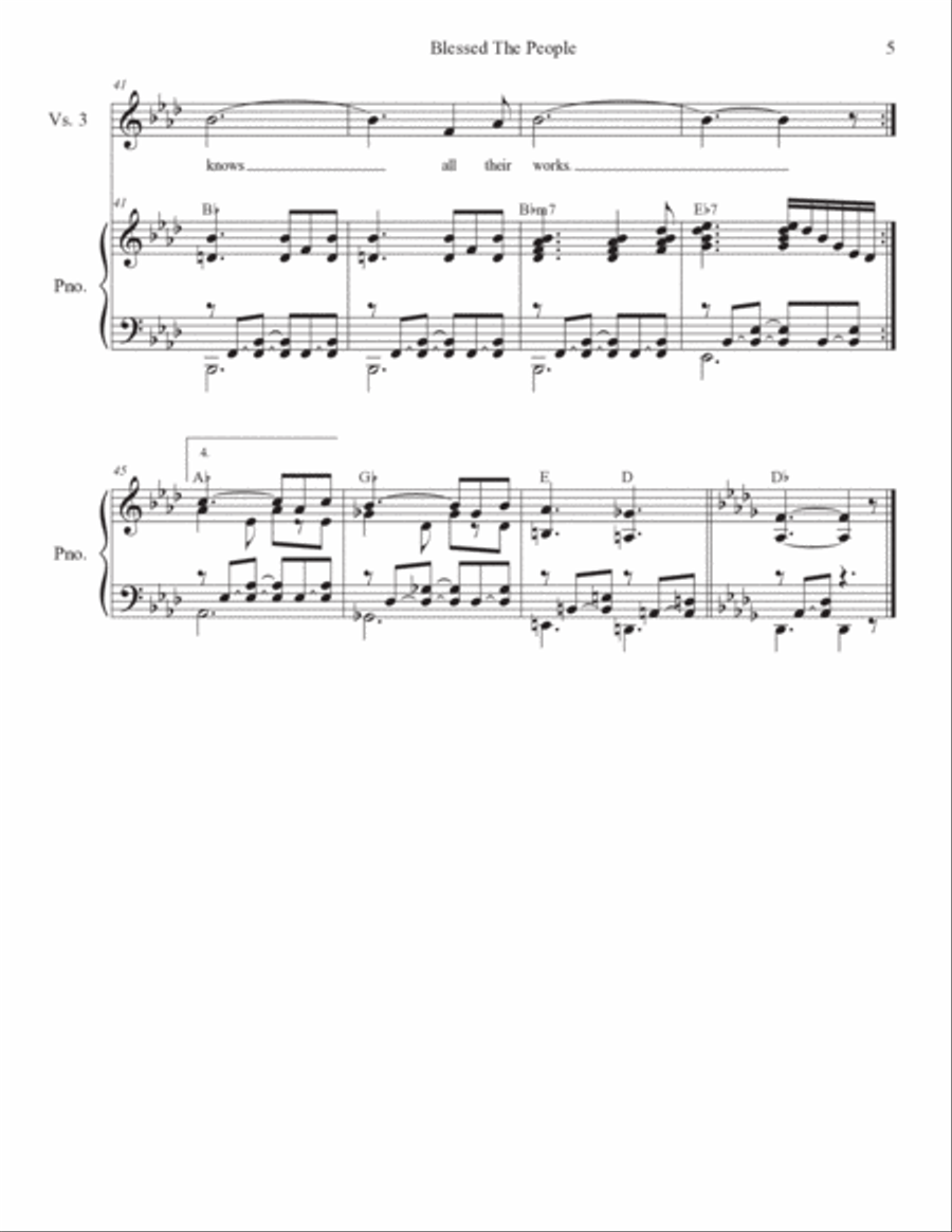 Psalms for Pentecost through Corpus Christi (Year B) (Vocal solo) Voice Solo scores gallery preview page 5