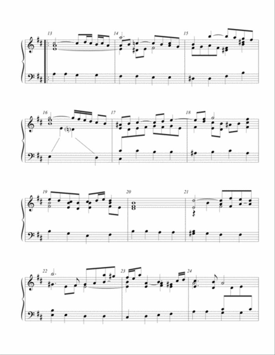 Air from Suite No. 3 in D Major 3-Octaves scores gallery preview page 2