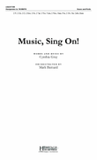 Music, Sing On! - Orchestral Score and CD with Printable Parts