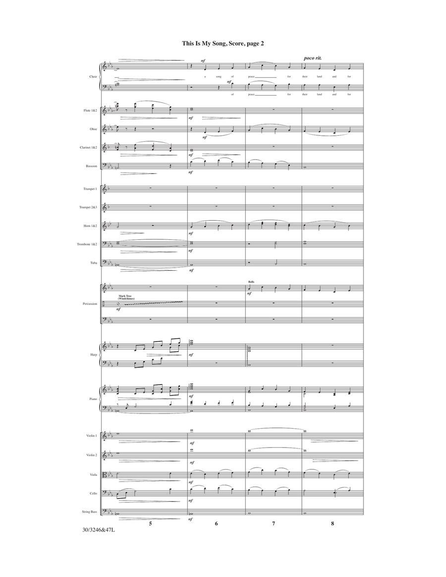 This Is My Song - Orchestral Score and Parts Orchestra scores gallery preview page 4