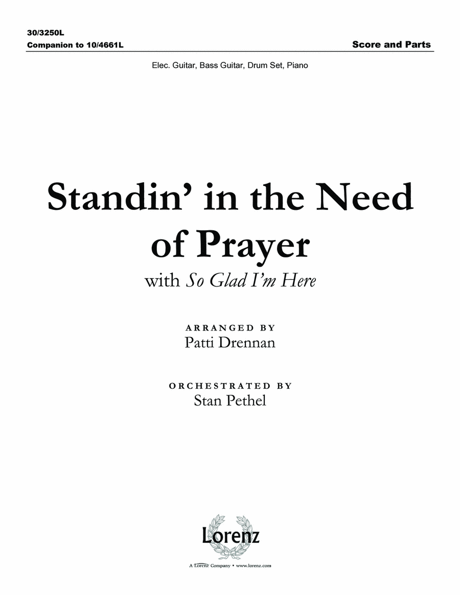 Standin' in the Need of Prayer - Rhythm Score and Parts Rhythm Section scores gallery preview page 1