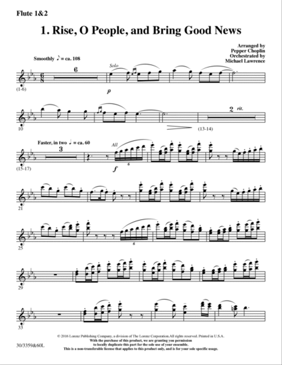 Go Sing It on the Mountain - Set of Parts Choir scores gallery preview page 3