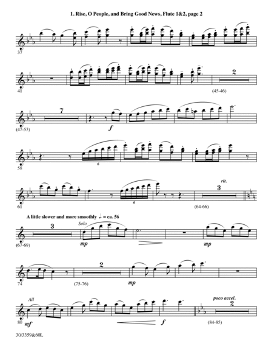 Go Sing It on the Mountain - Set of Parts Choir scores gallery preview page 4