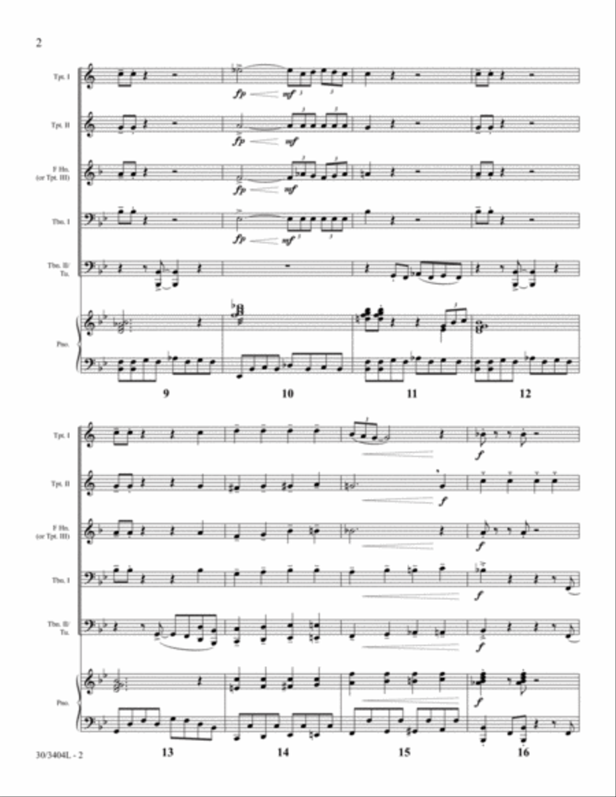 What a Wonderful Child What a Wonderful Child Brass Ensemble scores gallery preview page 4