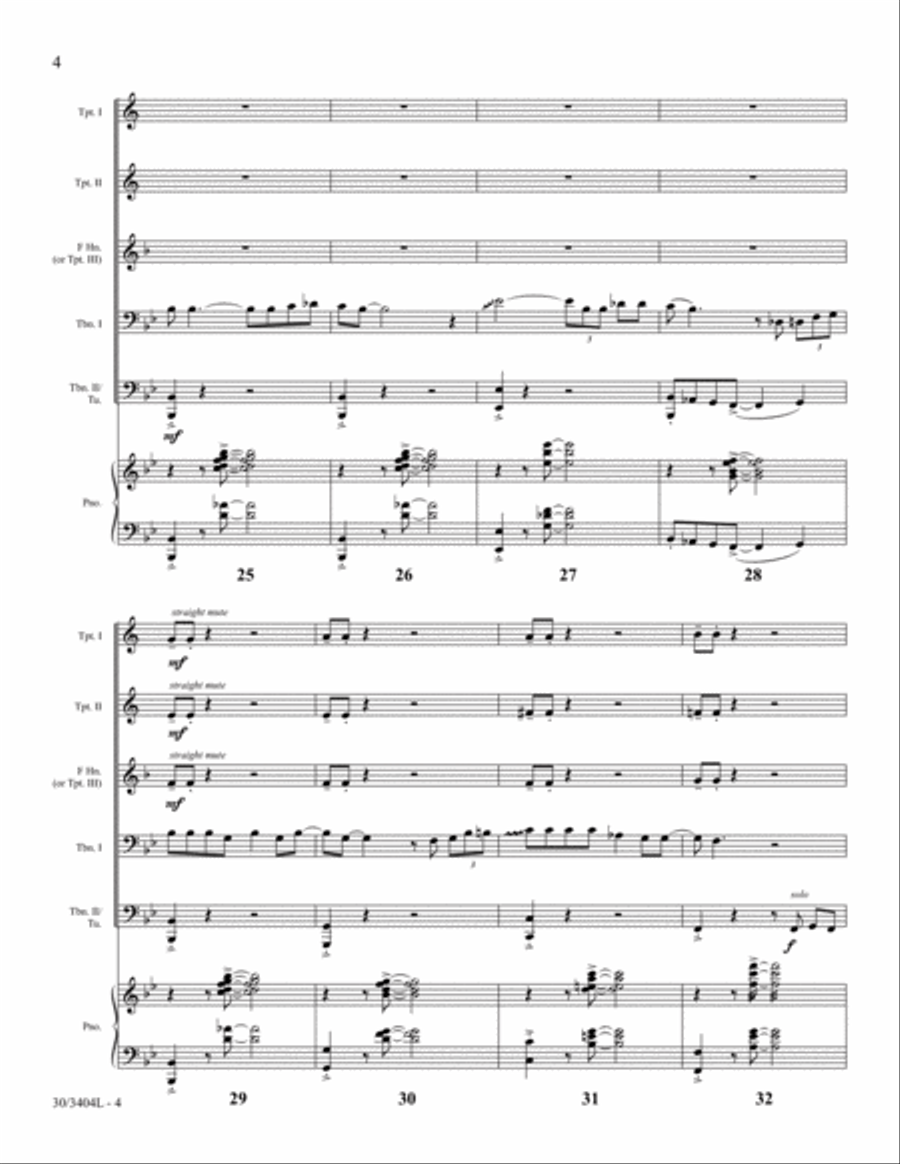 What a Wonderful Child What a Wonderful Child Brass Ensemble scores gallery preview page 6