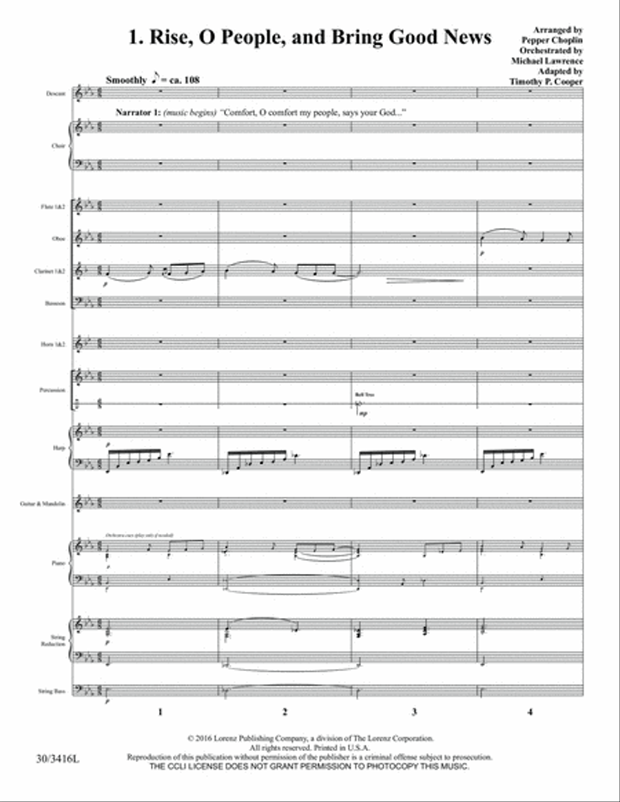 Go Sing It on the Mountain - Instrumental Ensemble Score and Parts Choir scores gallery preview page 3