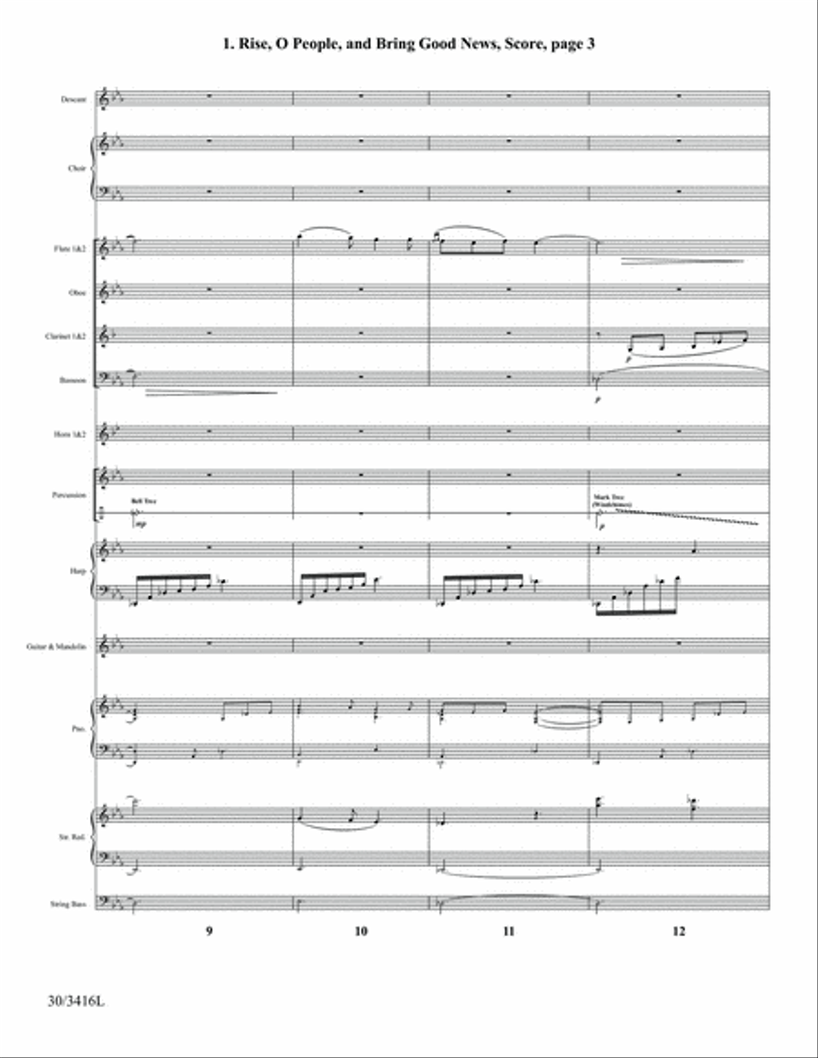 Go Sing It on the Mountain - Instrumental Ensemble Score and Parts Choir scores gallery preview page 5