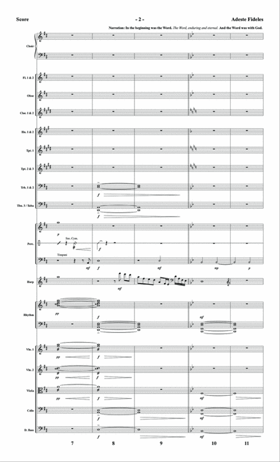 And It Came to Pass, Emmanuel - Full Score Choir scores gallery preview page 4