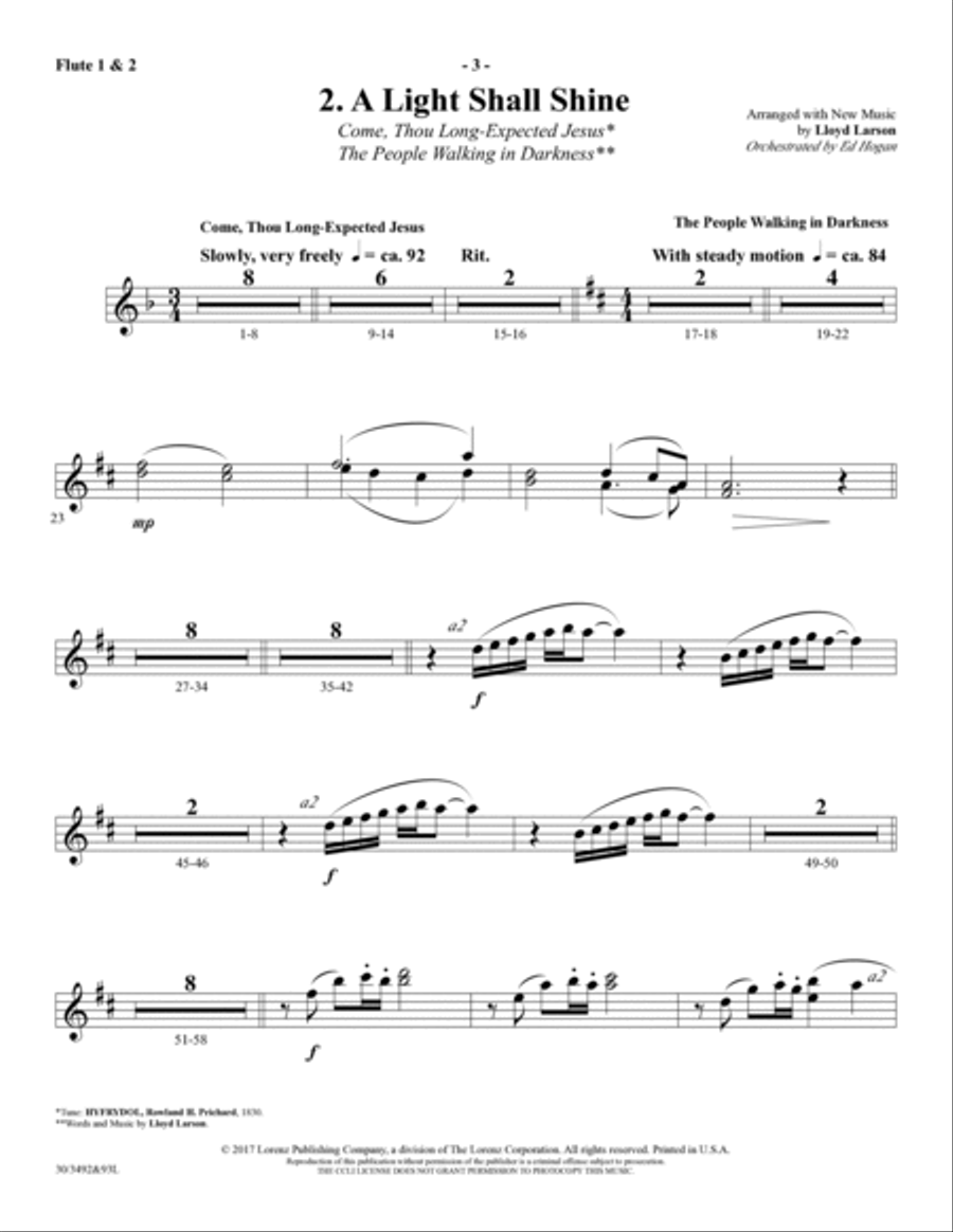 Sing Joy to All the World! - Set of Parts Choir scores gallery preview page 5