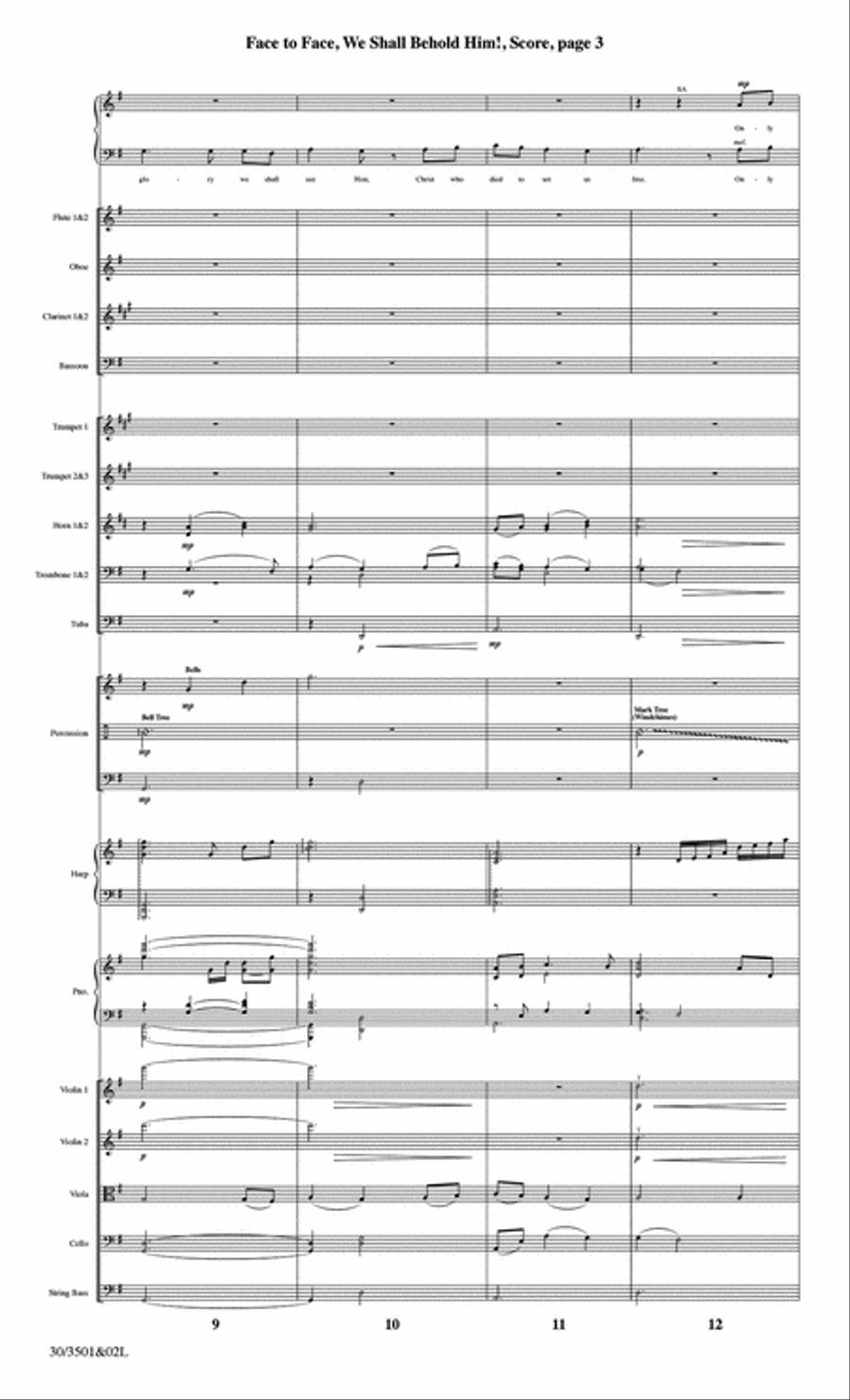 Face to Face, We Shall Behold Him! - Orchestral Score and Parts Full Orchestra scores gallery preview page 5