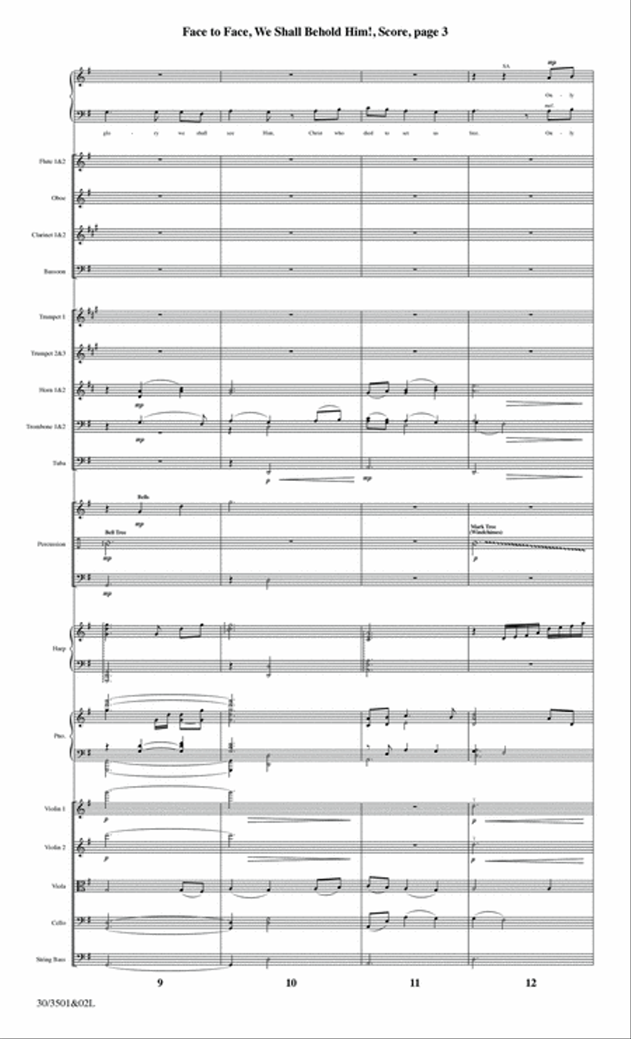 Face to Face, We Shall Behold Him!- Orchestral Score and Parts- Digital Download Full Orchestra scores gallery preview page 5