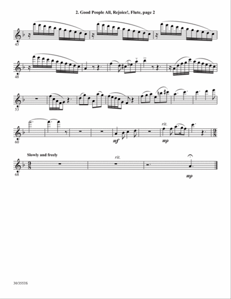 Come Now to Bethlehem - Set of Parts Choir scores gallery preview page 5