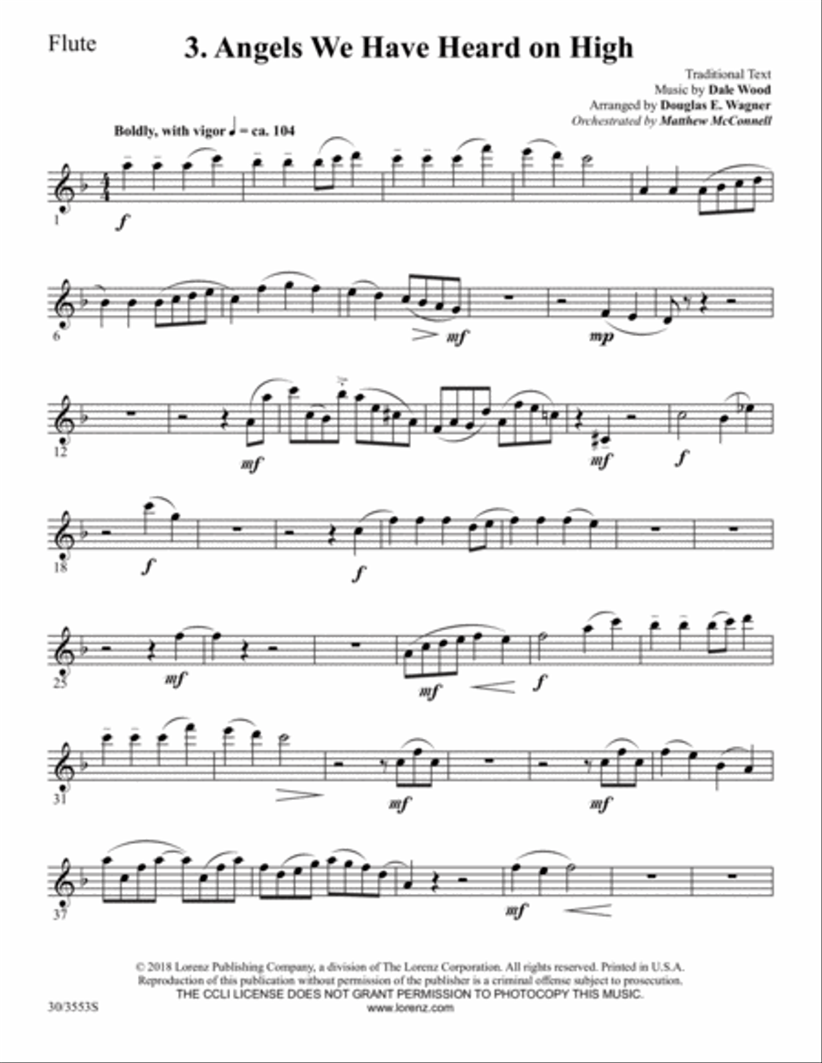 Come Now to Bethlehem - Set of Parts Choir scores gallery preview page 6