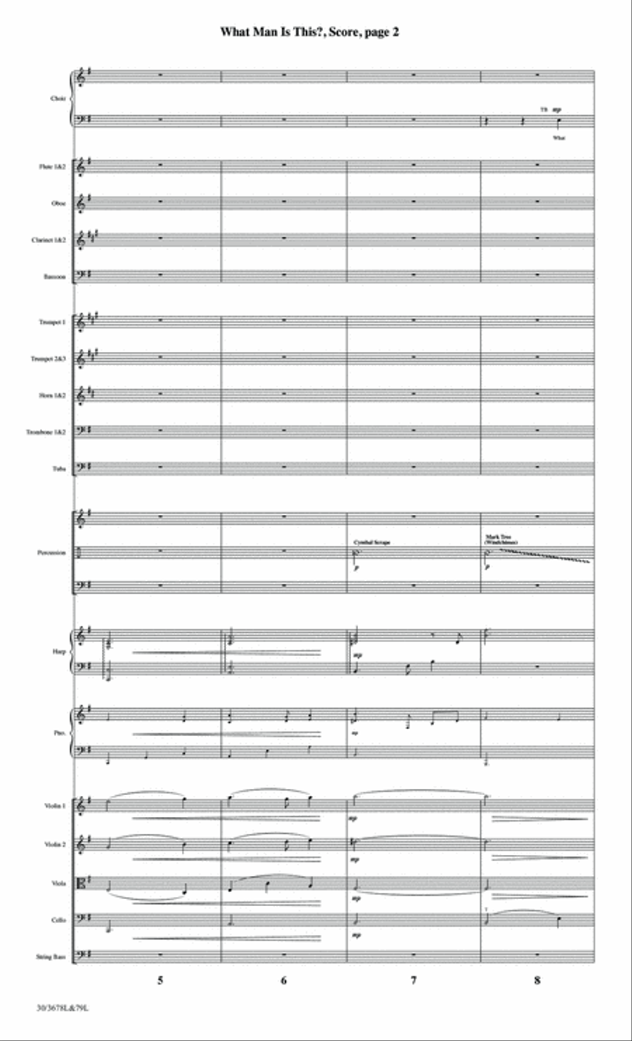 What Man Is This? - Orchestral Score and Parts Full Orchestra scores gallery preview page 4