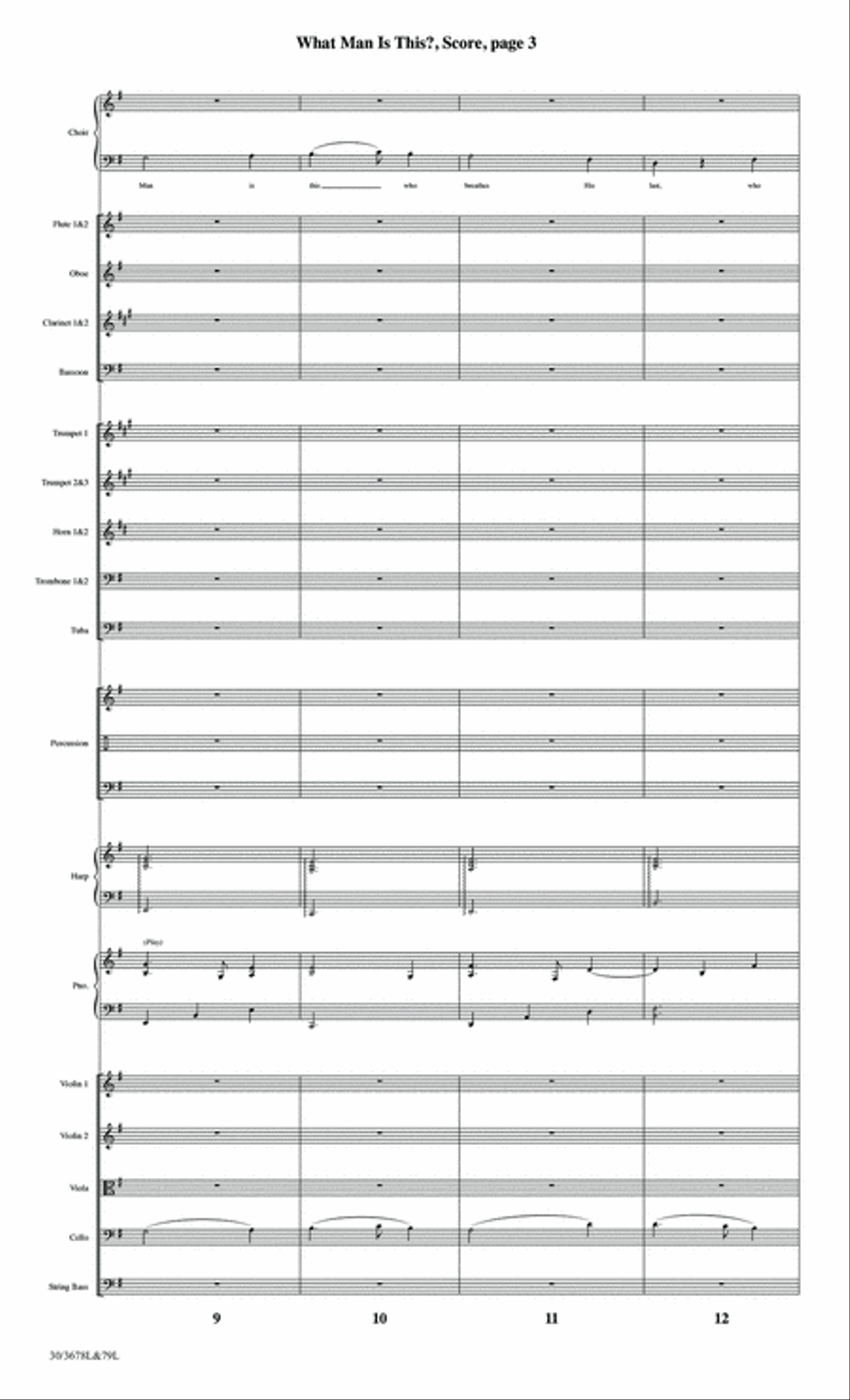 What Man Is This? - Orchestral Score and Parts Full Orchestra scores gallery preview page 5