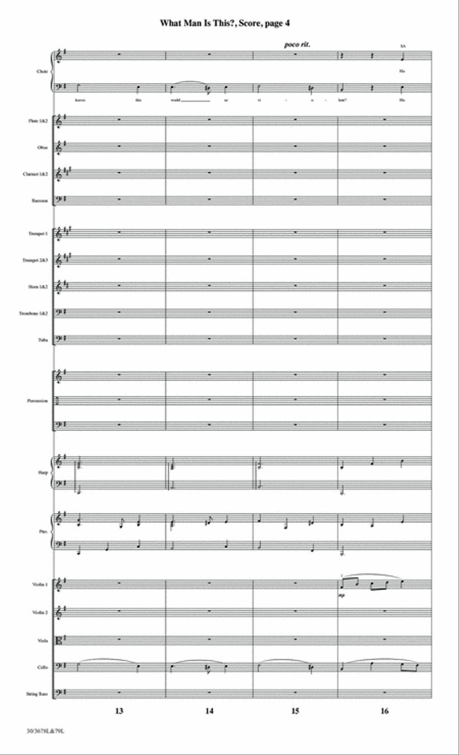 What Man Is This? - Orchestral Score and Parts Full Orchestra scores gallery preview page 6