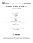 Hodie Christus Natus Est - Full Orchestra Score and Parts