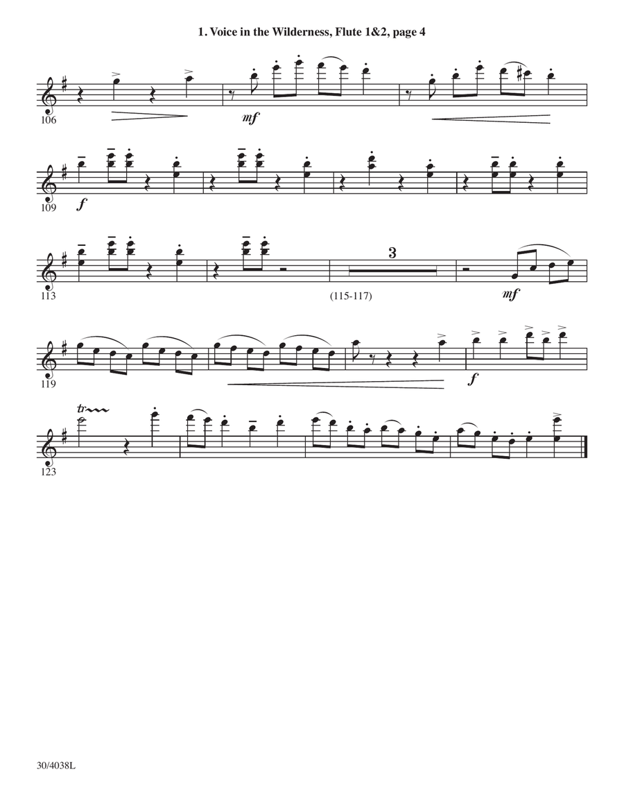 The Ballad of Bethlehem - Set of Parts Choir scores gallery preview page 5