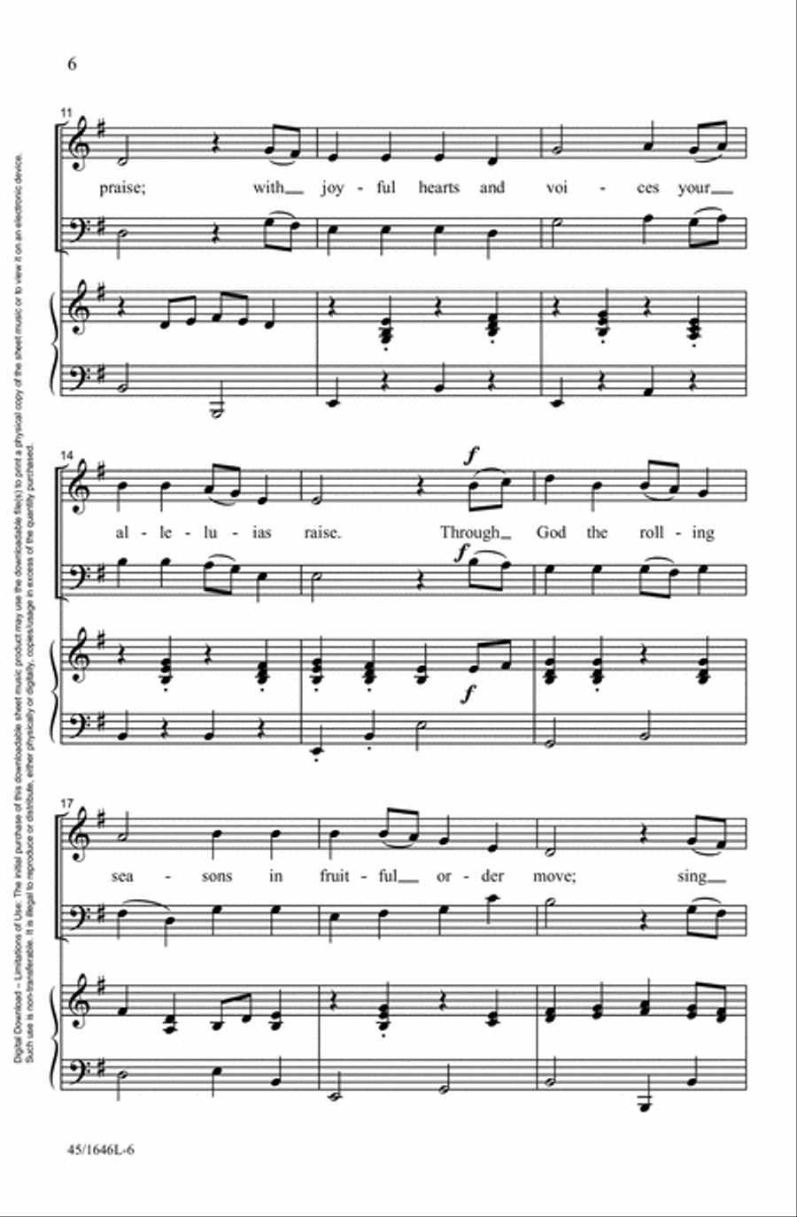 Sunday Solutions for SAB Choirs, Vol. 2 3-Part scores gallery preview page 6