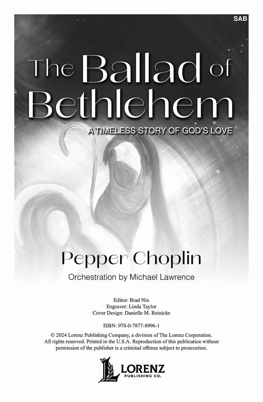 The Ballad of Bethlehem 3-Part scores gallery preview page 1