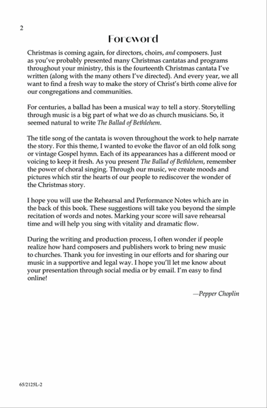 The Ballad of Bethlehem 3-Part scores gallery preview page 2