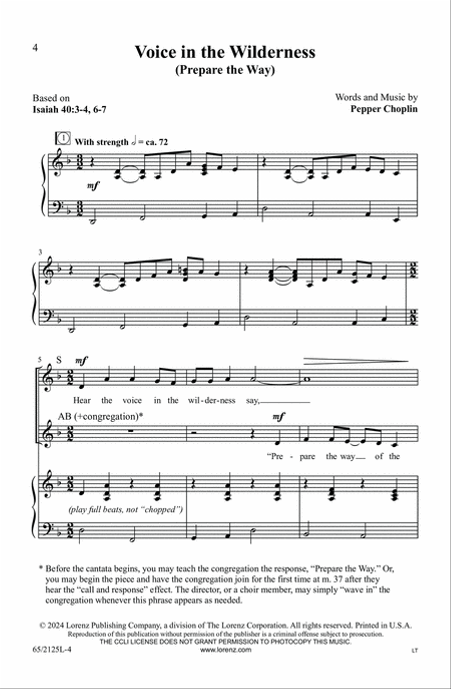 The Ballad of Bethlehem 3-Part scores gallery preview page 4