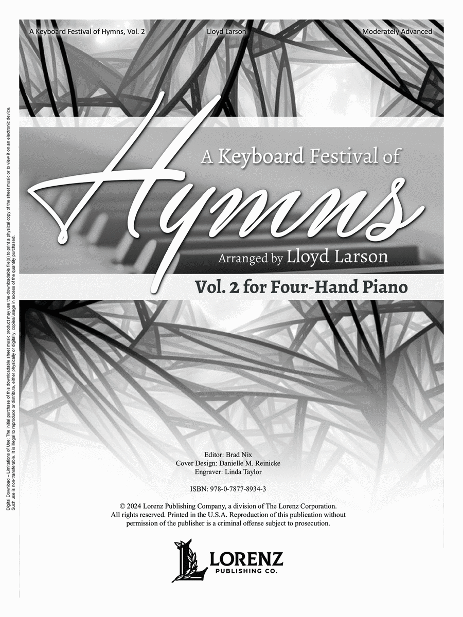 A Keyboard Festival of Hymns, Vol. 2 Piano Accompaniment scores gallery preview page 1
