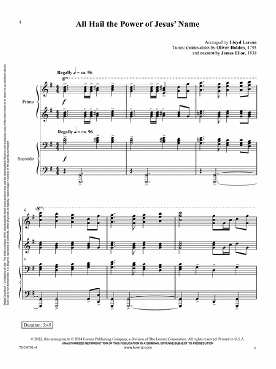 A Keyboard Festival of Hymns, Vol. 2 Piano Accompaniment scores gallery preview page 4