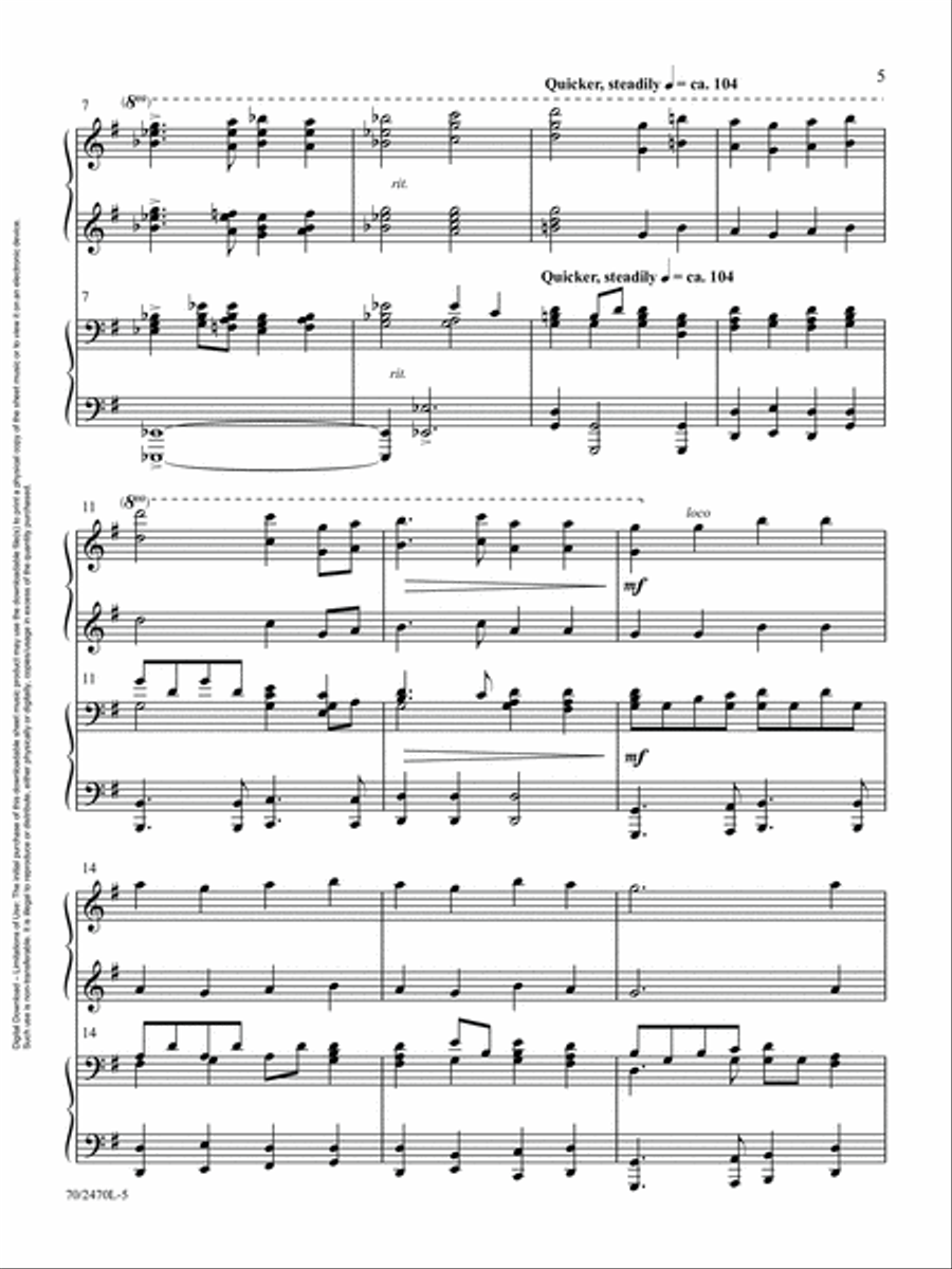 A Keyboard Festival of Hymns, Vol. 2 Piano Accompaniment scores gallery preview page 5